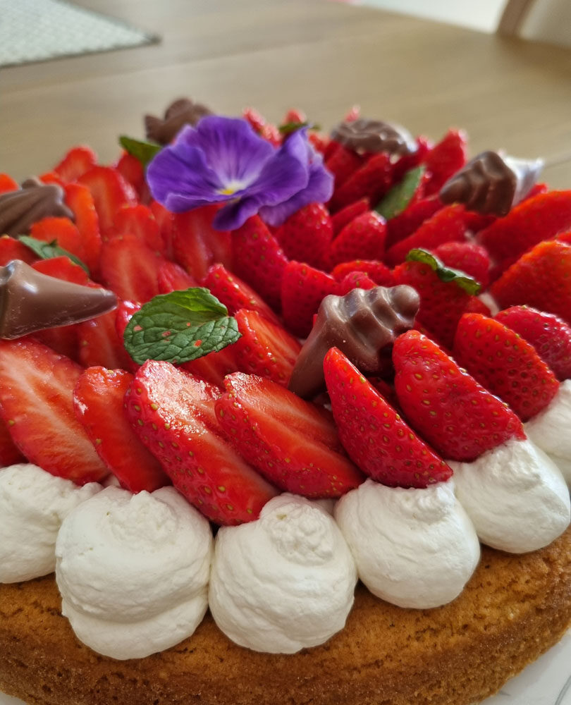 les Chênes Rouges Table dhotes Castelnaud Milandes Perigord Noir dessert