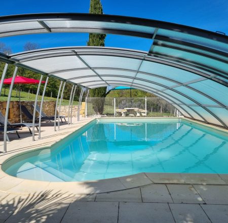les chenes rouges chambres dhotes castelnaud milandes piscine